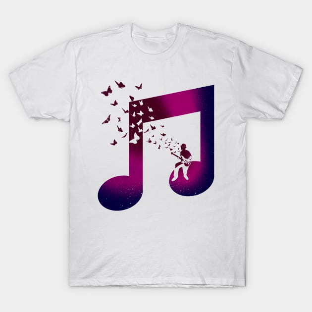 music bass guitar T-Shirt by barmalisiRTB